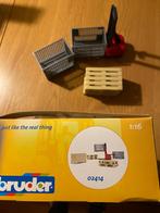 Bruder Heftruckset - Compleet met accessoires, Ophalen of Verzenden, Gebruikt, Jongen of Meisje