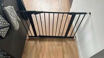 Klembaar Noma traphek zwart/donker 75-82 cm + verlengstukken beschikbaar voor biedingen