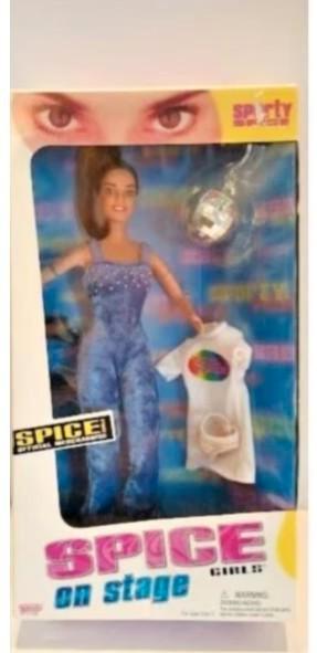 1998 SPICE GIRLS ON STAGE  SPORTY SPICE NIEUW in doos, Verzamelen, Poppen, Nieuw, Fashion Doll, Verzenden