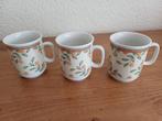 Koffietijd servies 3 koffiebekers, Ophalen of Verzenden, Zo goed als nieuw, Overige stijlen, Kop(pen) en/of Schotel(s)
