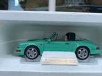 1:18 Porsche 911 (964) Targa lichtgroen 1991 Norev / JJTOP, Hobby en Vrije tijd, Modelauto's | 1:18, Nieuw, Ophalen of Verzenden