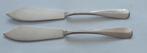 2 zilver vismessen 1e gehalte, W. HUSSELMAN DEVENTER, Ophalen, Zilver