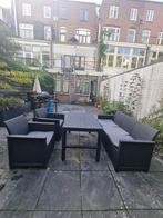 Leen Bakker Tuinset- met bijbehorende kussens, Tuin en Terras, Ophalen, 5 zitplaatsen, Kunststof, Gebruikt
