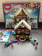 Lego friends wintersport chalet (41323), Ophalen of Verzenden, Zo goed als nieuw, Complete set, Lego