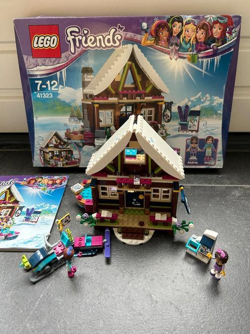 Lego friends wintersport chalet (41323), Kinderen en Baby's, Speelgoed | Duplo en Lego, Zo goed als nieuw, Lego, Complete set