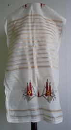 Vintage kerstloper / organza / tafelkleed / rondom gekl. kan, Ophalen of Verzenden, Zo goed als nieuw