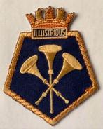 Embleem Engelse marine British Royal Navy - Illustrious, Ophalen, Marine, Engeland, Embleem of Badge