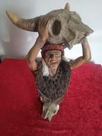 Indianen beeld, Verzamelen, Beelden en Beeldjes, Ophalen, Zo goed als nieuw, Mens