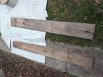 Verweerde Frans eikenhouten planken, Doe-het-zelf en Verbouw, Hout en Planken, Ophalen, Eiken, Zo goed als nieuw, Plank