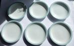 Fris Edam 6 dessert bordjes pastel rand, Huis en Inrichting, Keuken | Servies, Verzenden, Zo goed als nieuw, Bord(en), Overige stijlen
