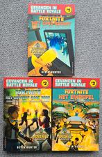 Serie van 3 FORTNITE leesboeken: Gevangen in Battle Royale, Nieuw, Ophalen of Verzenden, Fictie, Devin Hunter