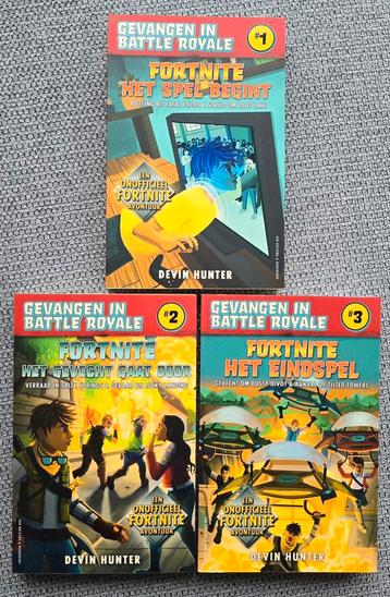Serie van 3 FORTNITE leesboeken: Gevangen in Battle Royale beschikbaar voor biedingen
