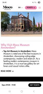 Moco museum Amsterdam 2x kids kaarten, Tickets en Kaartjes, Overige Tickets en Kaartjes, Twee personen