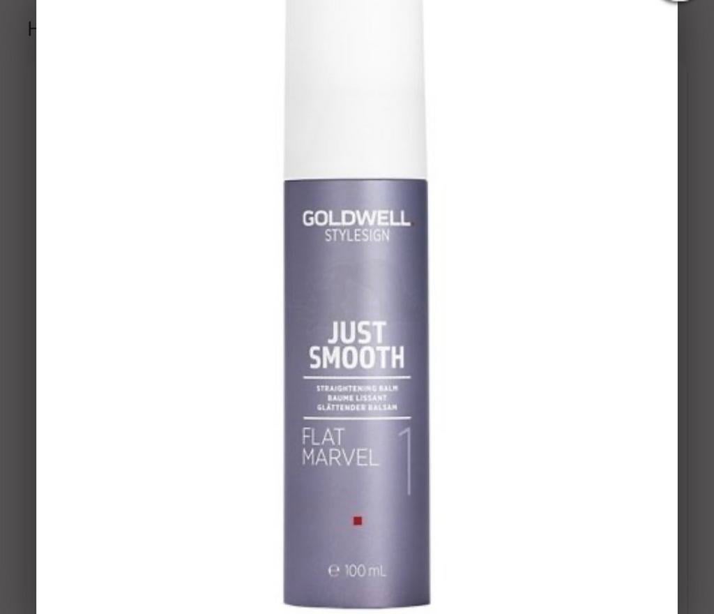 4x Goldwell Just Smooth Flat Marvel - Gladmakende balsem, Ophalen of Verzenden, Nieuw, Haarverzorger of -hersteller