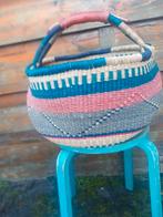 Bolgatanga mand Ghana uniek afgeprijsd €30.00 handgeweven, Ophalen of Verzenden, Nieuw, Rond, Overige materialen