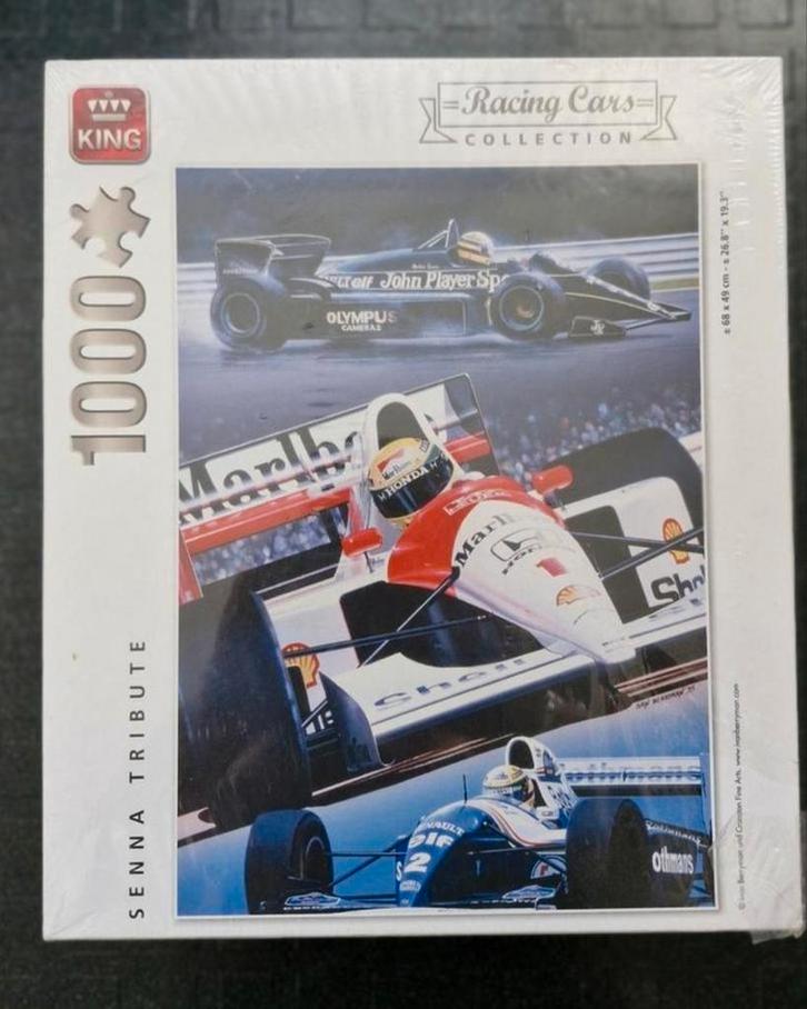 Puzzel 1000 stukjes Ayrton Senna, Hobby en Vrije tijd, Denksport en Puzzels, Nieuw, 500 t/m 1500 stukjes, Ophalen of Verzenden