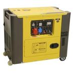 Diesel Aggregaat | Generator 6 KVA - 230V of 230/400V, Doe-het-zelf en Verbouw, Aggregaten, Dieselolie, Nieuw, Ophalen of Verzenden