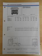DAF FT 2800 DKTD Technische Specificatie Folder 1982 - 4x2, Ophalen, Zo goed als nieuw, Overige merken, DAF Trucks