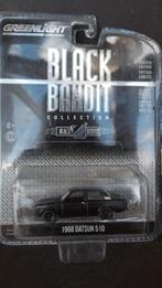 Datsun 510 1:64 3inch Greenlight Black Bandit Collection Pol, Verzenden, Zo goed als nieuw