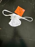 polyester string herenstring, wit, maat S, bulge, Kleding | Heren, Ondergoed, Ophalen of Verzenden, Wit, Slip