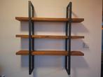 Wandplank, wandrek 80x80 als nieuw plankenrek staal, Huis en Inrichting, Woonaccessoires | Wanddecoraties, Ophalen, Zo goed als nieuw