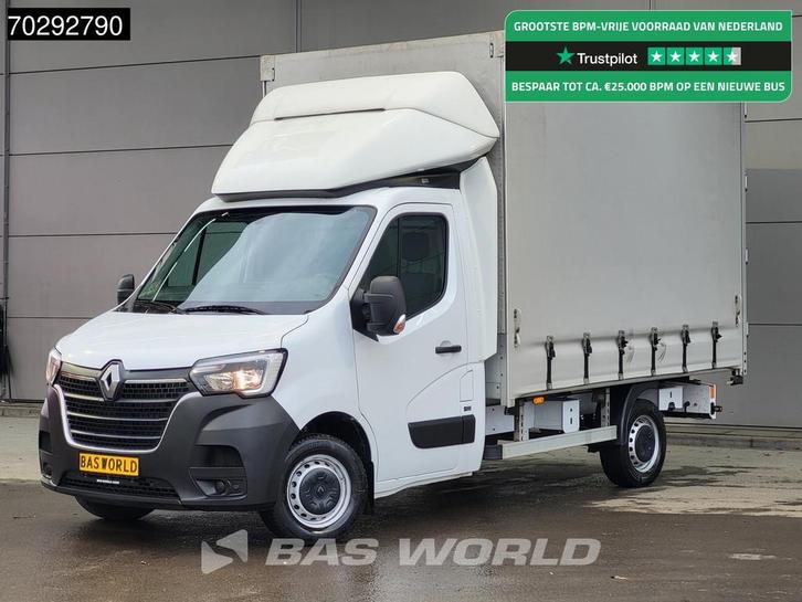 Renault Master 145PK Schuifzeilen Achterdeuren Bakwagen LED, Auto's, Bestelauto's, Bedrijf, Te koop, Airconditioning, Centrale vergrendeling