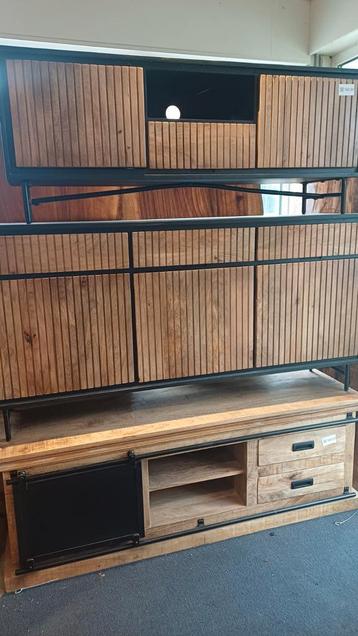 Mangohout Dressoir Tv kast Bar Vitrine Buffetkast & meer! beschikbaar voor biedingen