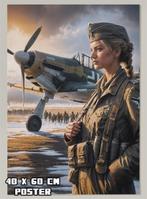 [Grote Poster] Messerschmitt Vliegtuig WW2 Duitsland Affiche, Verzamelen, Militaria | Tweede Wereldoorlog, Verzenden, Luchtmacht