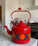 Grand-mère waterkoker keteltje vintage emaille, Ophalen of Verzenden