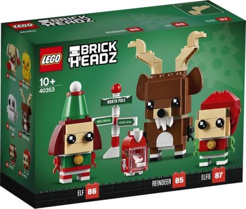 Lego 40353 BrickHeadz Rendier, Elf en Elfie Kerst, Kinderen en Baby's, Speelgoed | Duplo en Lego, Nieuw, Lego, Complete set, Ophalen