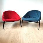 2 vintage fauteuils van Theo Ruth - Artifort, Huis en Inrichting, Gebruikt, 75 tot 100 cm, 50 tot 75 cm, Ophalen