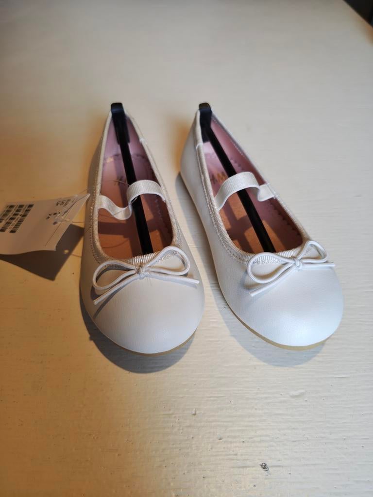 Witte ballerina's van H&M maat 25 *nieuw, Kinderen en Baby's, Kinderkleding | Schoenen en Sokken, Ophalen, Nieuw, Meisje, Schoenen