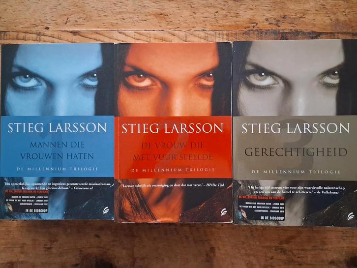 Stieg Larsson - 3 delen !!! Millennium trilogie, Boeken, Thrillers, Gelezen, Scandinavië, Ophalen of Verzenden