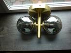 Lucide TYCHO - Wandlamp - 2xG9 - Mat Goud / Messing, Ophalen of Verzenden, Zo goed als nieuw, Glas