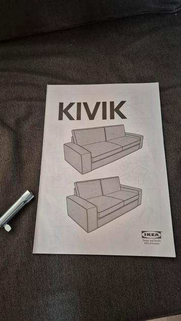 kivik 3 zitsbank ikea donker groen - afbeelding 6