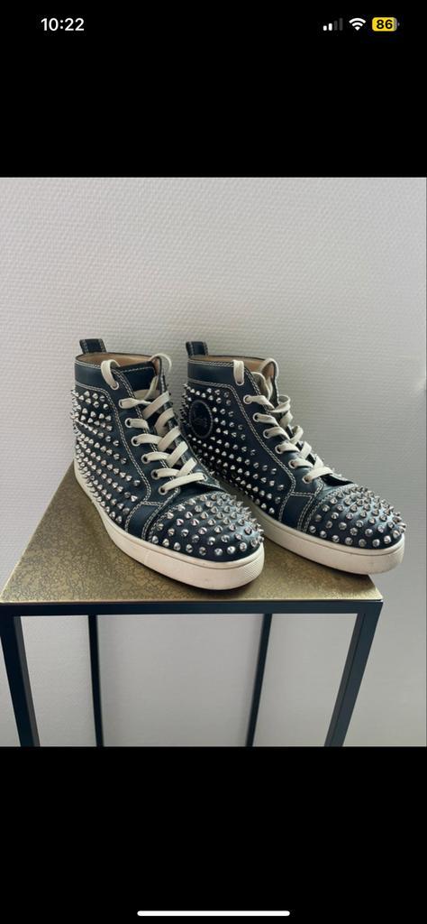 Christian Louboutin Flat Calf Spike Black Gympen, Kleding | Dames, Schoenen, Gedragen, Sneakers of Gympen, Zwart, Ophalen of Verzenden