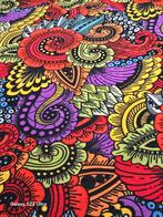 Tricot viscose mandala, Overige materialen, 120 cm of meer, Nieuw, Ophalen of Verzenden