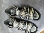 Mooie leren Arriva sandalen 43, Arriva, Zwart, Zo goed als nieuw, Sandalen of Muiltjes