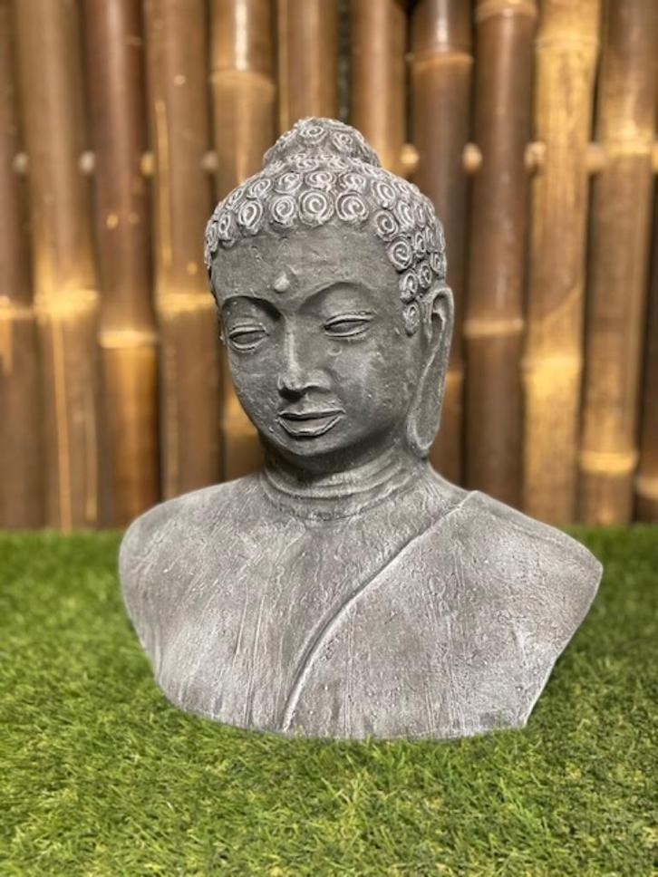 Boeddha nr.7, Tuin en Terras, Tuinbeelden, Nieuw, Boeddhabeeld, Beton, Ophalen