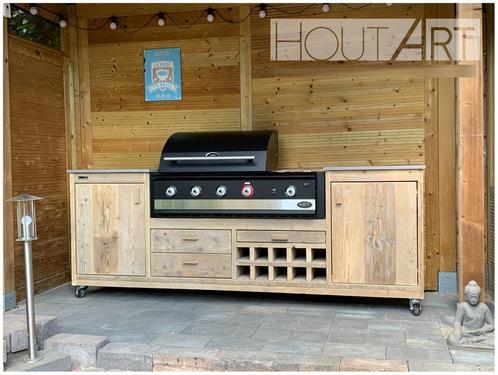 Buitenkeuken Boretti Ibrido Top Wijn dubbel!, Tuin en Terras, Buitenkeukens, Nieuw, Houtskool, Inbouw, Vrijstaand, Ophalen of Verzenden