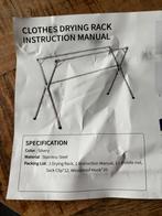 Droog/kledingrek uitschuifbaar nieuw, Ophalen of Verzenden, Nieuw, Wasrek