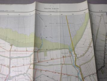 8 D Nieuwe Schans Oudedijk Ganzendijk Plattegrond 1961 beschikbaar voor biedingen