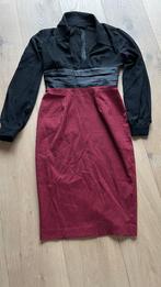 Jurk vintage diva zwart rood S, Zwart, Ophalen of Verzenden, Zo goed als nieuw, Vintage Diva