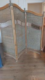 Rotan Set: Kamerscherm & Bijzetkastje (Boho), Ophalen, Gebruikt
