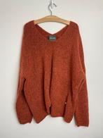 Mos Mosh MMThora V-hals trui alpaca wolblend M bruin oranje, Maat 38/40 (M), MOS MOSH, Ejlersvej 24 6000 Kolding, Denmark, Oranje