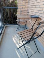 Leuk Frans bistro setje, 2 zitplaatsen, Gebruikt, Ophalen of Verzenden, Tuinset
