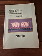 Handleiding breimachineboek KH930, Ophalen of Verzenden, Zo goed als nieuw