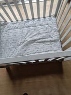 Box Bopita wit met boxkleed Mama Loes, Ophalen, Gebruikt, Rechthoekig, In hoogte verstelbaar