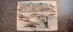 Aquarel schilderij van een brug in se Ardèche, Verzenden