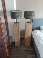 Stijger houten staande lamp, Ophalen, Zo goed als nieuw